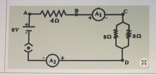 Study the following circuit and find out :

i)total resistance in the circuit
ii) current flowing