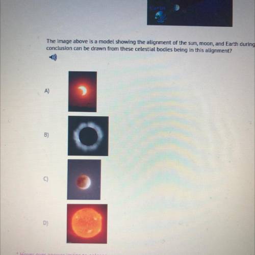 The image above is a model showing the alignment of the sun, moon, and Earth during a solar eclipse