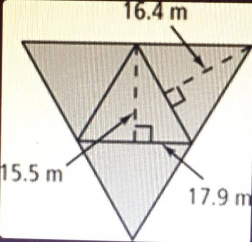 Please give an answer and explanation.
Find the surface area of the Triangular Pyramid.