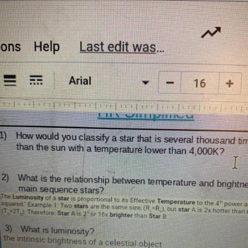 How would you classify a star that is several thousands times brighter than the sun with a temperat