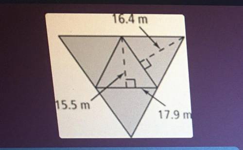 Please help asap and include an explanation

find the lateral surface area of the triangular pyram