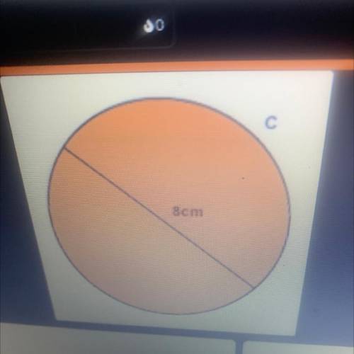 What is the area of this circle?
HELP