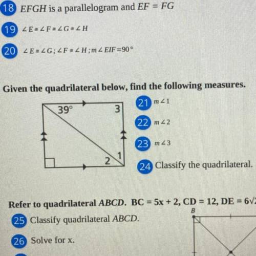 Please help! 21, 22, 23 and 24!