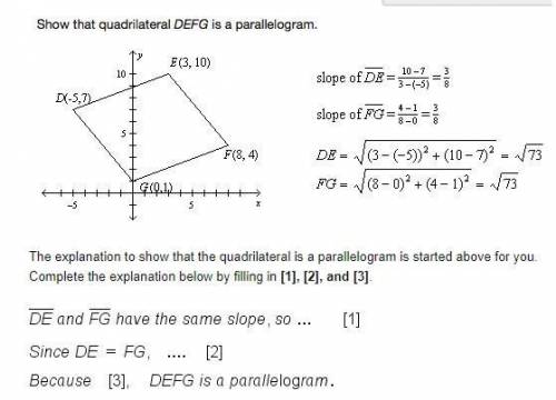 Show that quadrilateral DEFG is a parallelogram.
