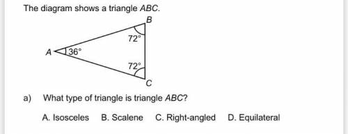 What type of triangle is ABC