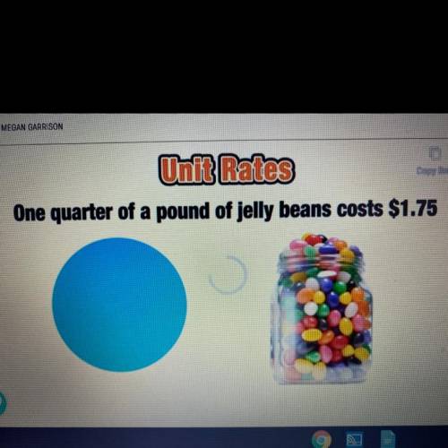 How many quarters of a pound will it
take to get one pound of jelly beans?