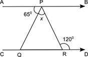 BRAINLIEST 100 POINTS PLEASE GET RIGHT ASAP

In the figure shown, line AB is parallel to line CD.