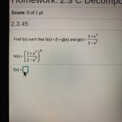 What does f(x) = ? And how do I solve it