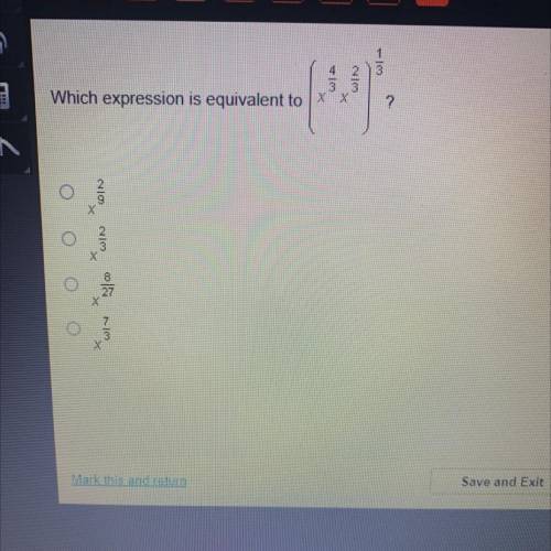 Which expression is equivalent to
?
WIN ON
o
comº