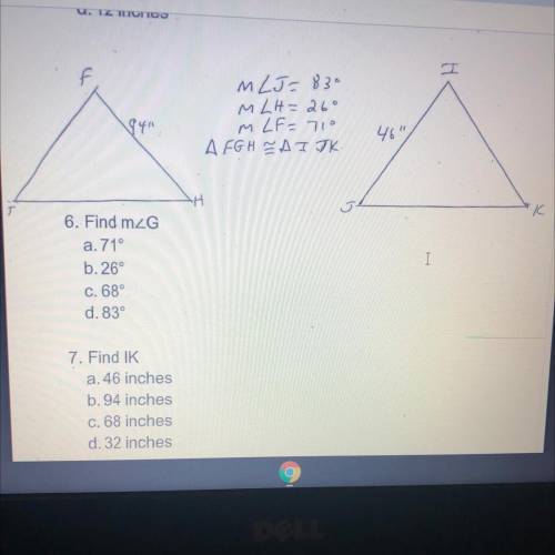 I need questions 6 and 7! someone please help me