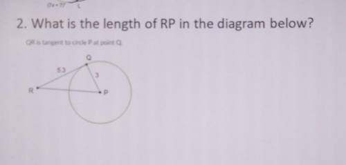 What's the length of RP in the diagram
