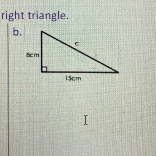 Find the missing side of the triangle please
