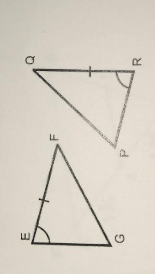 What information is necessary to prove the triangles congruent by ASA? by AAS? show work pls