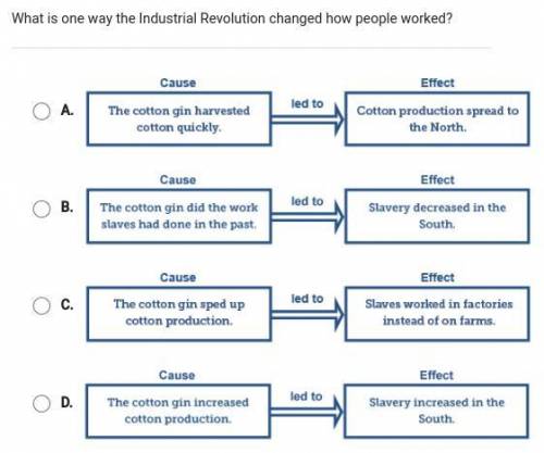 What is one way the industrial revolution changed how people worked?