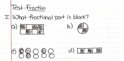 What fractional part is black?