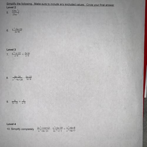 Can someone please help with these problems and with the steps.