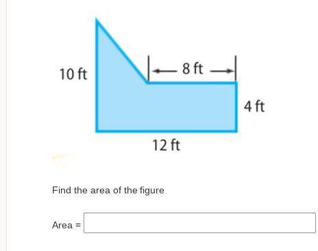 Find the Area of this Figure