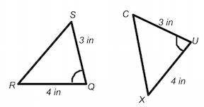 Are the triangles congruent, if so which triangles?