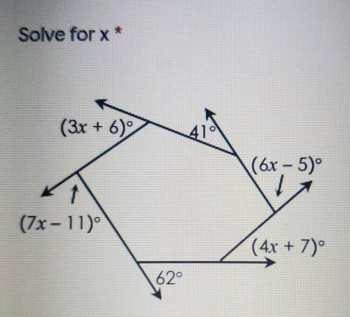 Solve for x.............
