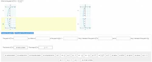 Compare the graph of f to the graph of the parent function