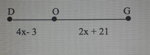 DG = 138; Find the value of X