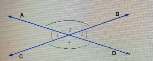 In the diagram m 3 = x + 30 and m 4 = 2x - 80. What is the measure of angle 3?

A. 50B. 110C. 140B