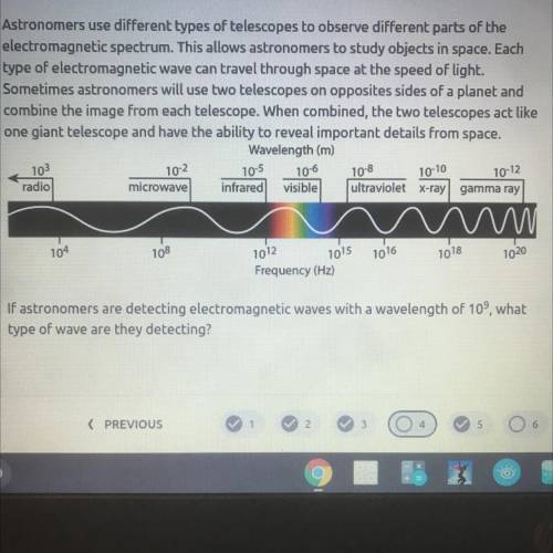 A.gamma rays
B.ultraviolet
C.microwave 
D.radio waves