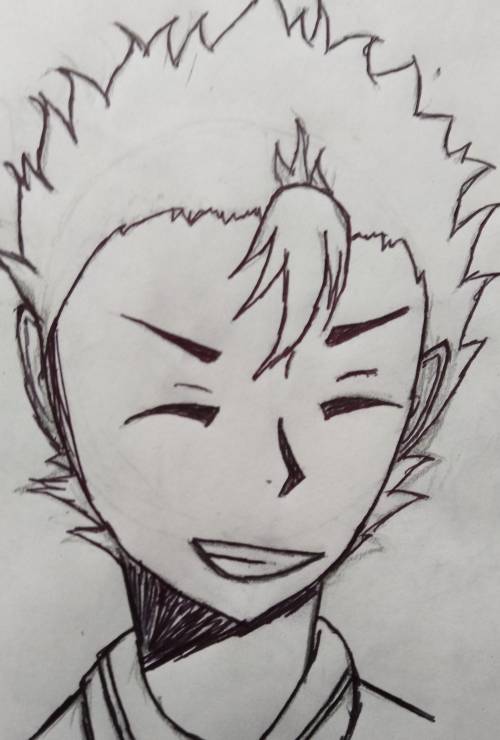 When was america found? and here a drawing of nishinoya! yeAh I know it sucks!
