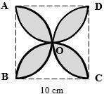 PLZ HELP The following three shapes are based only on squares, semicircles, and quarter circles. Fi