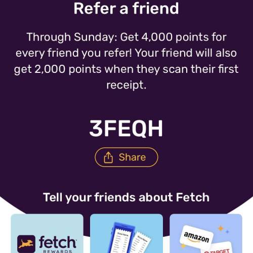 Hey can you dowload the app fetch rewards and use my code!!! It gives you free gift cards when you