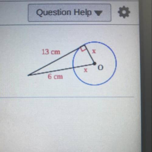 What is the value of x in the circle on the right?