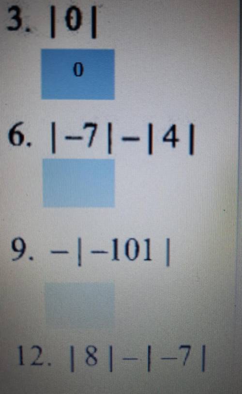 Pls help me find the absolute value of thesethanks in advance for any help.