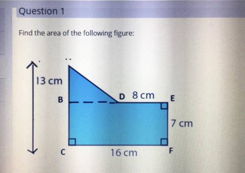Please someone answer this I need help

Answers
1. A=164 cm
2.A=136 cm
3.A=44cm
4.A=22cm