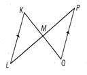 CONGRUENT TRIANGLES 4 - geometry

**17 has no image**
16) In this figure, which triangle completes