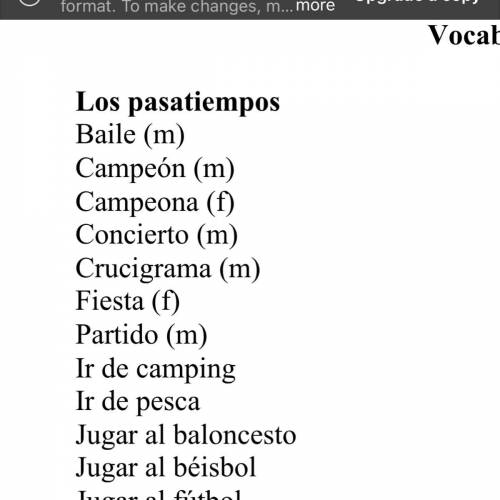 For those who know Spanish, I will give brainliest if someone comes up with conjugation sentences u