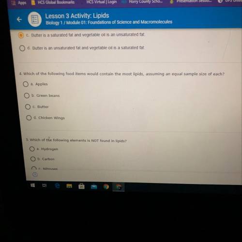 I need the answer for number 4