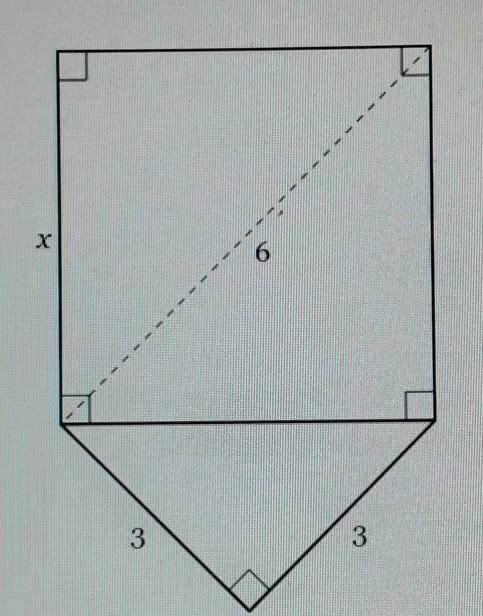 Find the Value of X using Pythagorean theorem please round to the nearest tenth