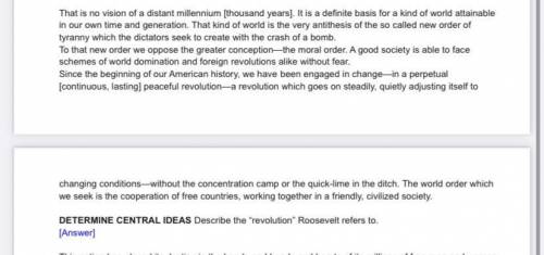 Describe the “revolution” Roosevelt refers to.