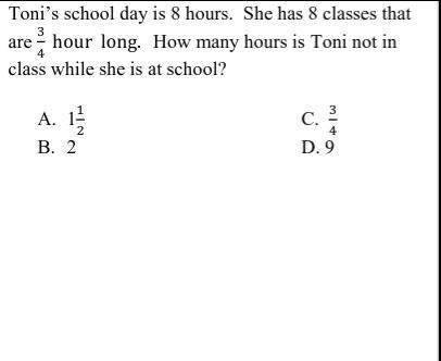 Can you help me with this question about Toni