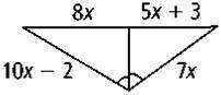 Please look at attached image and solve for x. Can you show your work so ill know how to do it next