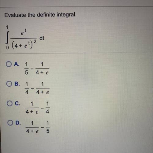 How do I find the definite integral