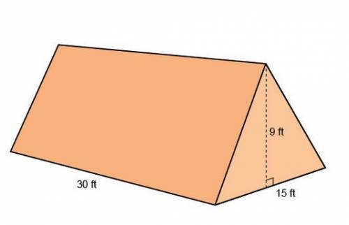 PLS HELP!!! DUE IN 1 HOUR!

This figure shows the dimensions of a right triangular prism.
What is