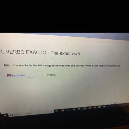 EL VERBO EXACTO - The exact verb

Fill in the blanks in the following sentences with the correct f