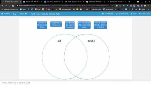 Determine which phrases relate to the kingdoms of Mali, Songhai, or both.