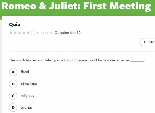 Help, Romeo and Juliet's first meeting Flocabulary