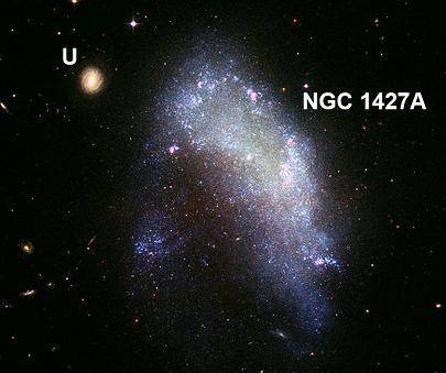 How are NGC 1427A and U different? How are they the same?