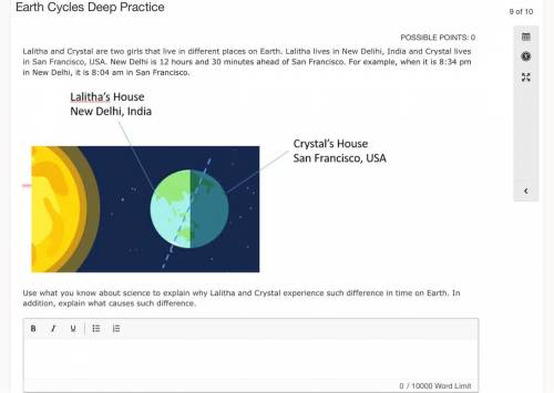 Earth Cycles Deep Practice 1 Question