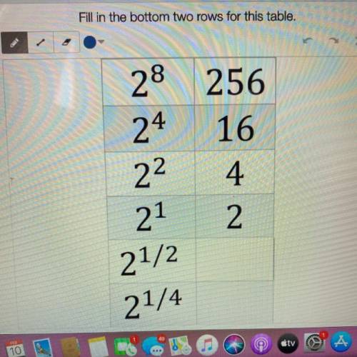 Can you please fill in the two rows for this table. Thanks