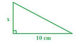 A triangle has an area of 64 cm² and a base of 10 cm².

What is the height of the triangle?plsssss
