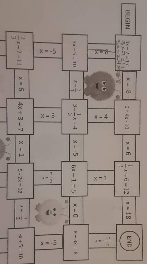 Okay I have no school because of the weather and i need help on this it's a maze ​